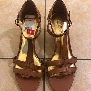 Brand New Lauren Ralph Lauren Harleen Wedges 8